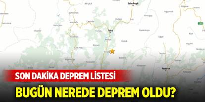 Son dakika deprem listesi (28 Ekim 2024)