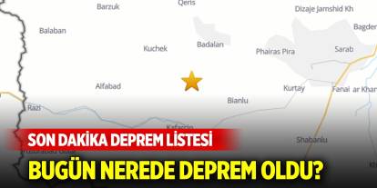 Son dakika deprem listesi (29 Ekim 2024)