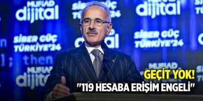 Geçit yok! "119 hesaba erişim engeli"