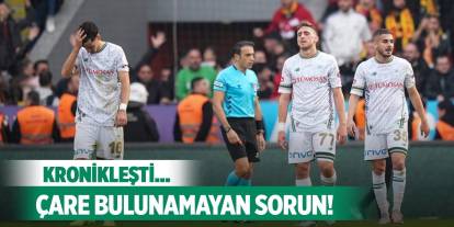 Konyaspor'un  çözüm bulamadığı sorun!