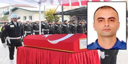 Şehit polis memuru toprağa verildi