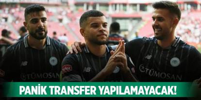 Konyaspor transferde acele etmeyecek!