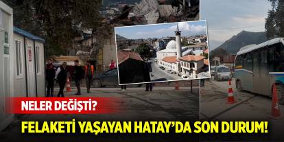 Felaketi yaşayan Hatay’da son durum! Neler değişti?