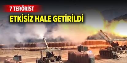 Son Dakika Gelişmesi...  7 terörist etkisiz hale getirildi