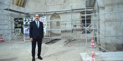 Konya Büyükşehir'in restore ettiği Hatay'daki tarihi camide son durum