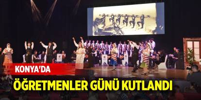 Konya'da Öğretmenler Günü kutlandı