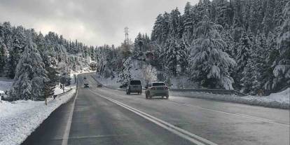 Konya'da gece tır ve kamyon geçişine kapatılan yol yeniden açıldı