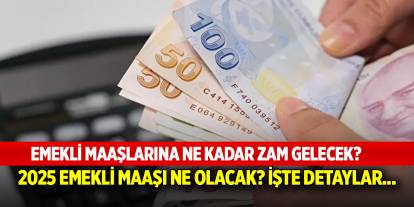 Emekli maaşlarına ne kadar zam gelecek? 2025 emekli maaşı ne olacak? İşte detaylar...