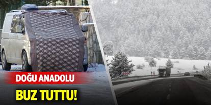 Doğu buz tuttu! Termometreler eksi 18 dereceyi gösterdi