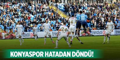 Konyaspor 3 puanı kaptı!