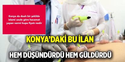 Konya’daki bu ilan  Hem düşündürdü hem güldürdü