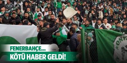 Konyaspor taraftarına kötü haber!