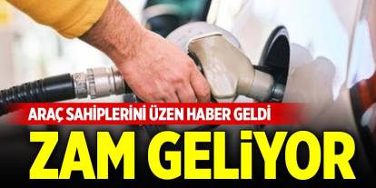 Araç sahiplerini üzen haber geldi! Akaryakıta zam geliyor... İşte güncel fiyatlar