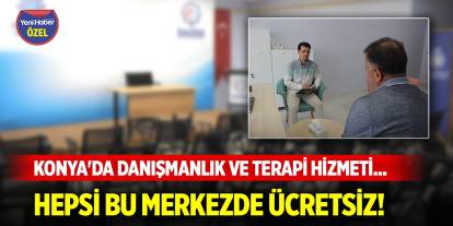 Konya'da ücretsiz danışmanlık ve terapi hizmeti veren merkez ilgi görüyor