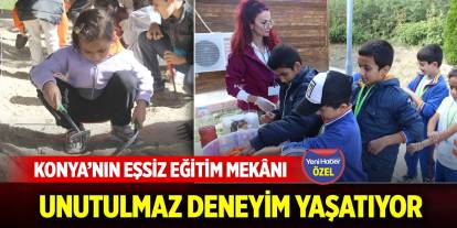 Konya’nın eşsiz eğitim mekânı öğrencilere unutulmaz deneyim yaşatıyor