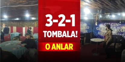 3-2-1 tombala! Diyarbakır polisinden mutlu yıllar baskını