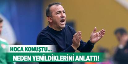 Konyaspor'da Uçar'dan öz eleştiri!