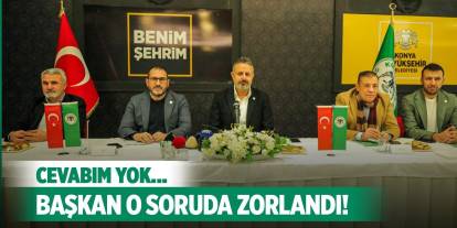 Konyaspor'da Başkan'ın zorlandığı soru!