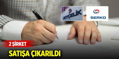 2 şirket satışa çıkarıldı