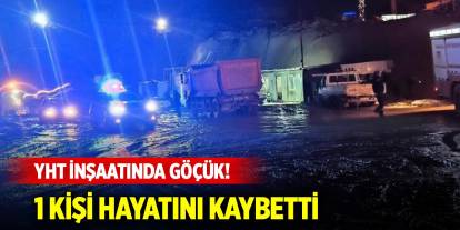 Yüksek hızlı tren inşaatında iş kazası: 1 ölü