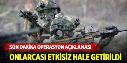 Son Dakika! Saldırı hazırlığı yapan 29 PKK/YPG'li terörist etkisiz hale getirildi