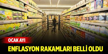 Son Dakika! Ocak ayı enflasyon rakamları belli oldu