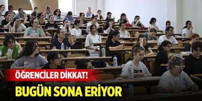 YKS başvuruları bugün sona erecek