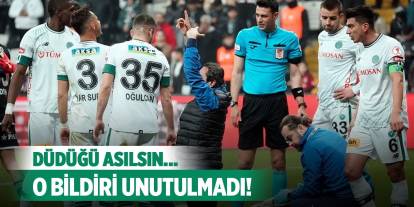 Konyaspor'da o bildiri unutulmadı!