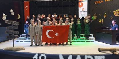 Yöntem Eğitim Kurumlarında Çanakkale şehitleri anıldı