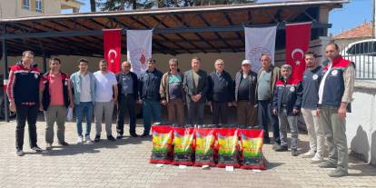 Üreticiye tohum  desteği sürüyor