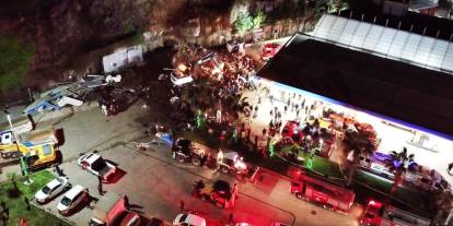 Samsun'da oto yıkamacıdaki heyelanda baba ve 2 kızı öldü
