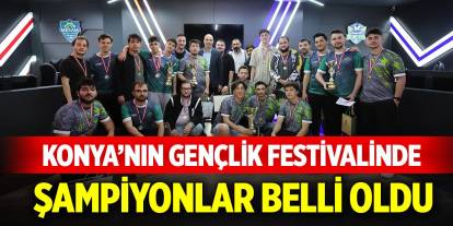 Konya’nın gençlik festivalinde şampiyonlar belli oldu