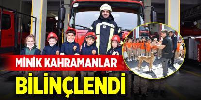 Konya merkezde minik kahramanlar bilinçlendi