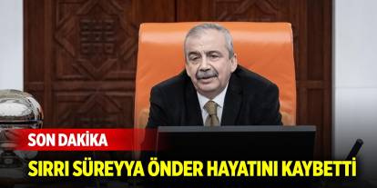 Son Dakika! Sırrı Süreyya Önder hayatını kaybetti... Ölüm sebebi belli oldu