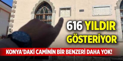 Konya'daki caminin bir benzeri daha yok! 616 yıldır gösteriyor