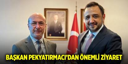 Başkan Pekyatırmacı'dan Saraybosna Büyükelçisi Emin Akseki'ye ziyaret