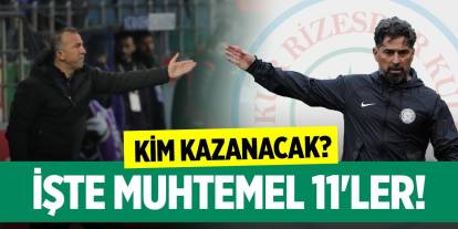 Konyaspor-Rizespor, Muhtemel 11'ler!