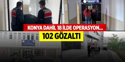 Konya dahil 18 ilde bilişim suçlarına yönelik operasyon... 102 gözaltı