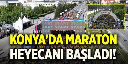 Konya'da maraton heyecanı başladı!