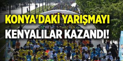 Konya'daki yarışmayı Kenyalılar kazandı!