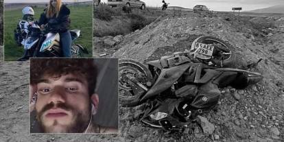 Şarampole devrilen motosikletteki 2 kişi yaşamını yitirdi