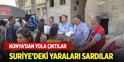 Suriye’deki yetim okulu, Konya’dan misafirleri ağırladı