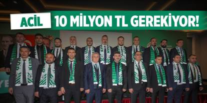 Konyaspor'a acil gerekli olan para!