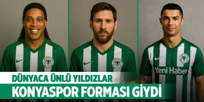 Dünyaca ünlü yıldızlar Konyaspor forması giydi!