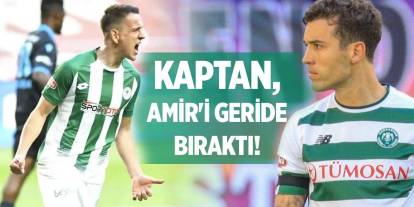 Konyaspor'da Guilherme, Amir'i geçti!