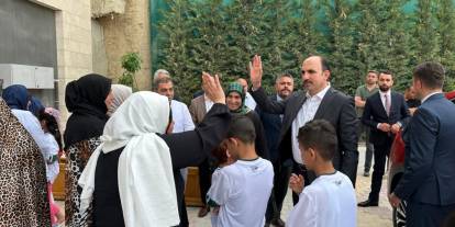 Konya’da misafir edilen Gazzeli ailelere ziyaret