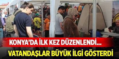 Konya’da ilk kez düzenlendi... Vatandaşlar büyük ilgi gösterdi
