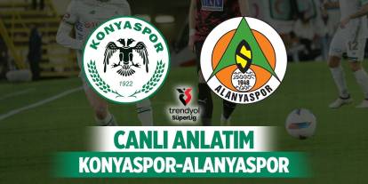 Konyaspor, Alanyaspor'a karşı (CANLI)
