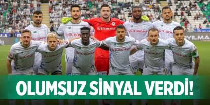 Konyaspor'da beklenen ivmeyi çıkamadı!