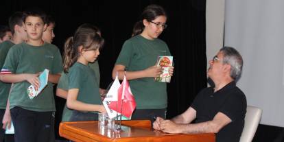 Abdullah Harmancı’dan Özel Türmak Lisesi’nde edebiyat dolu ziyaret
